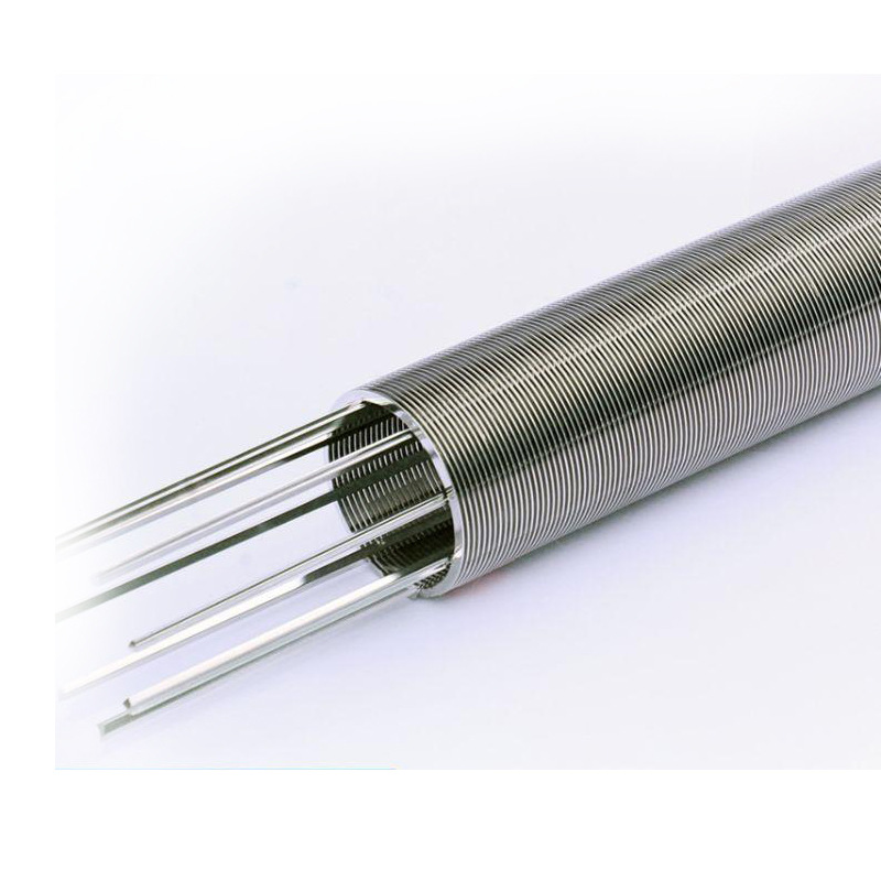 Stainless steel wedge wire filter features