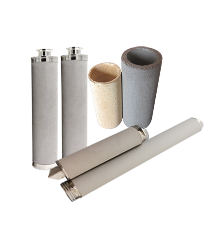 Microporous stainless steel sintered filter element